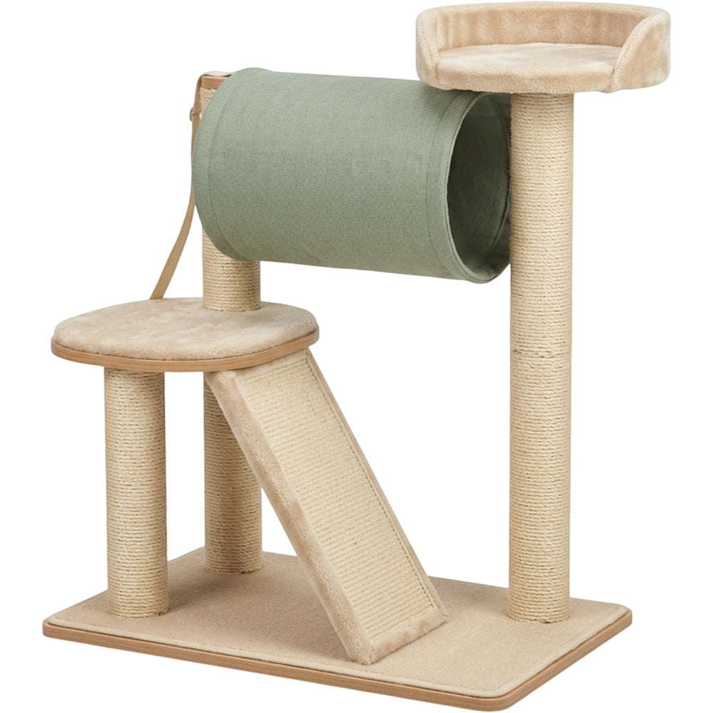 Wjmrf Low Tunnel Window Cat Tree Sage Natural 88 cm - Product view